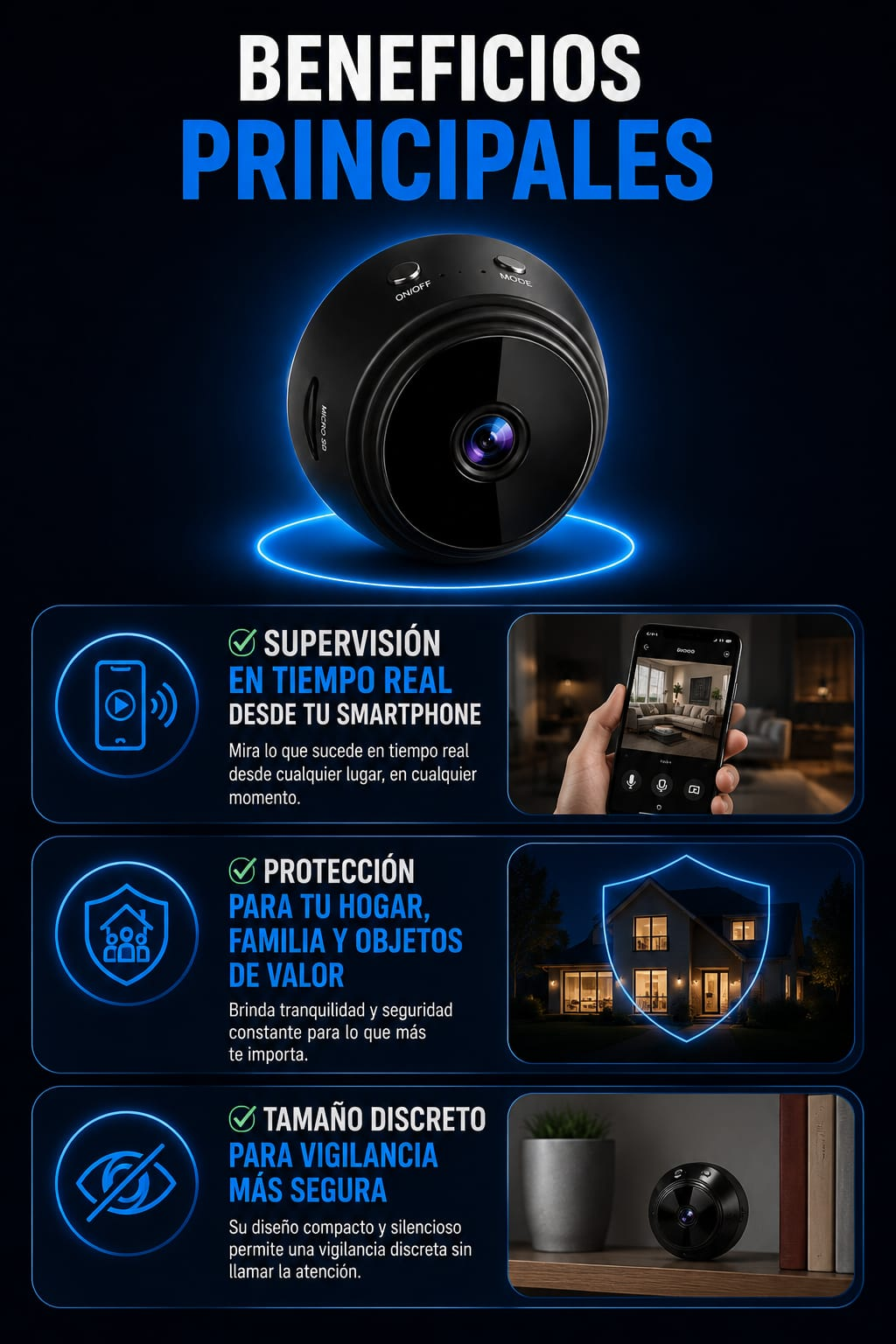 PROMO 2X1 Mini camara espia Ghostcam